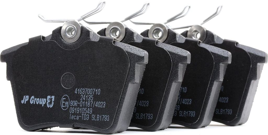 JP GROUP Bremsbeläge Satz Hinten passend für PEUGEOT 407 SW (6E) 4163700710