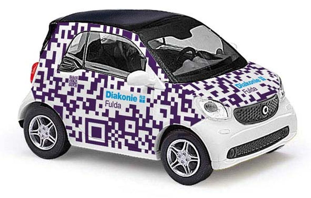 Busch Automodelle 50723 - Smart Fortwo Coupé "Diakonie Produktbild 