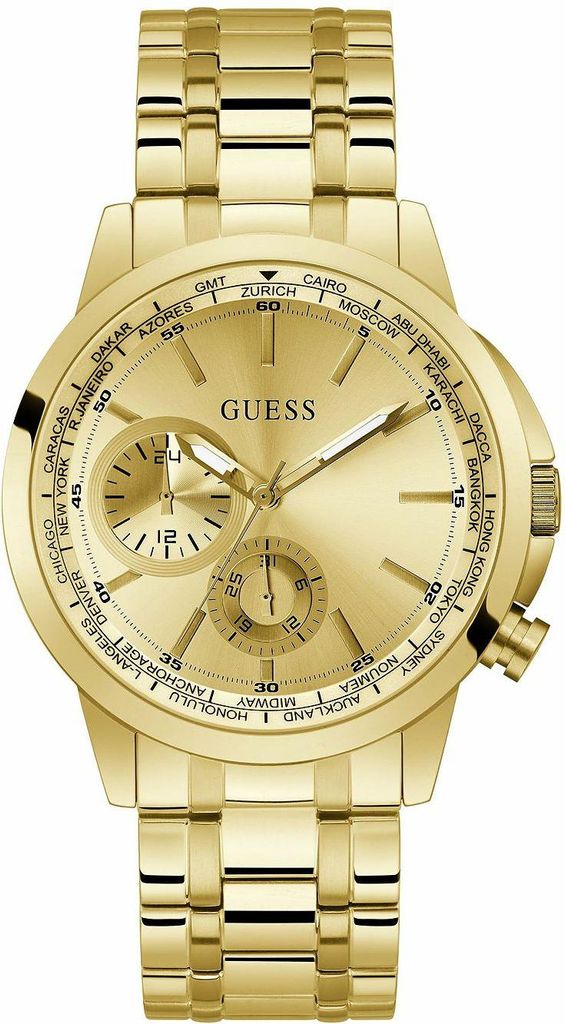 Guess Herren Armbanduhr Spec goldfarben 44 mm GW0490G2