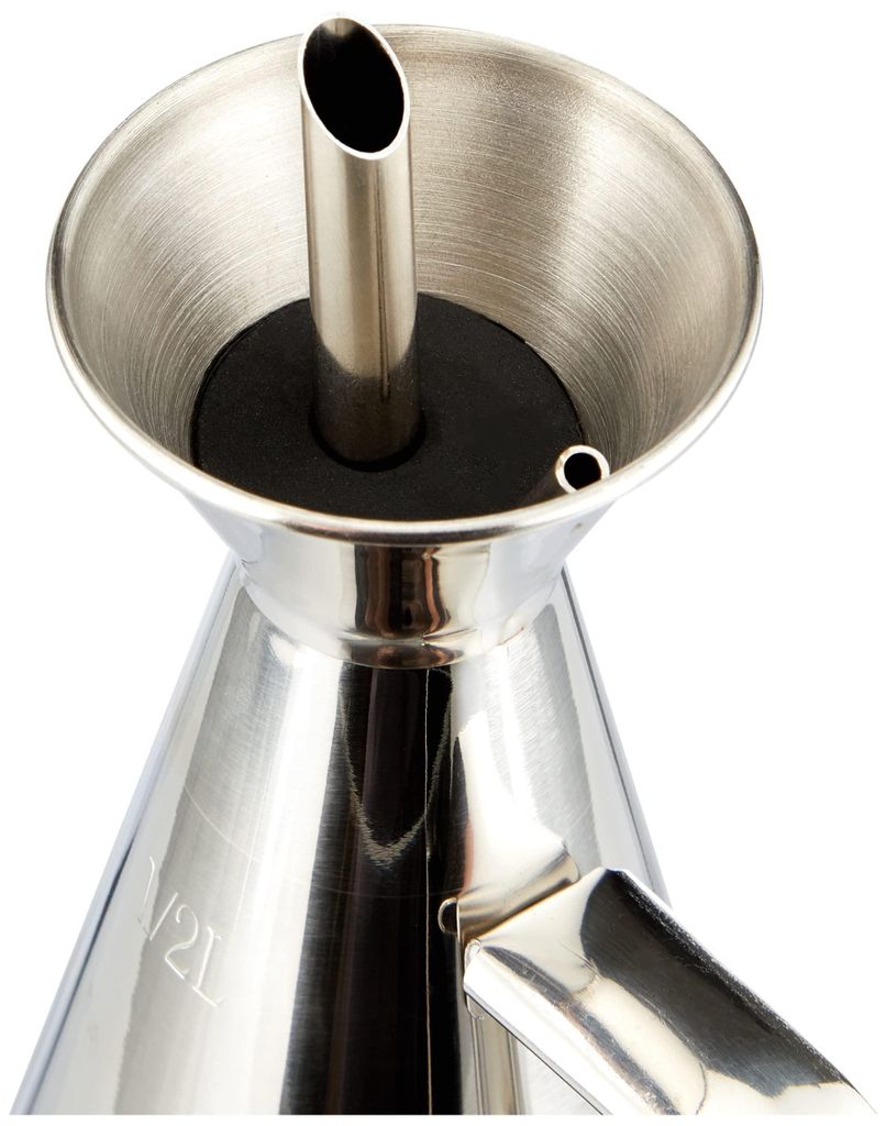 Ibili Oil Dispenser 731705-GRIS in Silver color size 500 ml Immagine del prodotto 