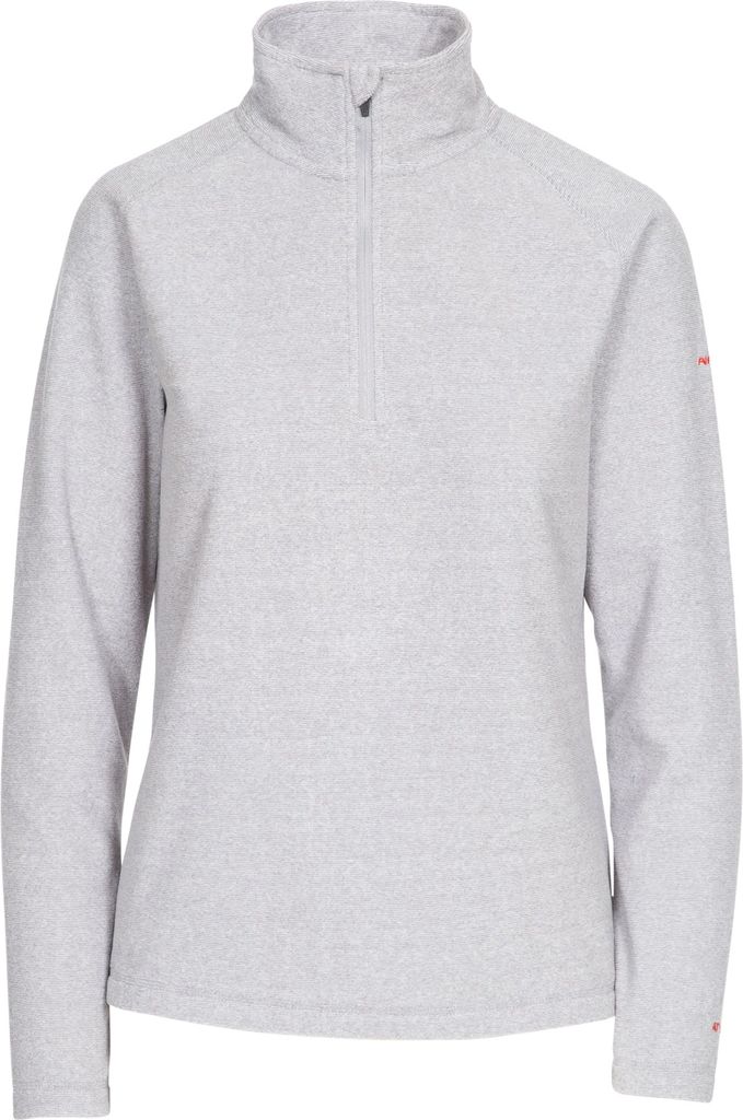 Trespass Damen Fleece-Top Meadows mit Reißverschluss bis zur Brust TP4176 (S) (Platin)