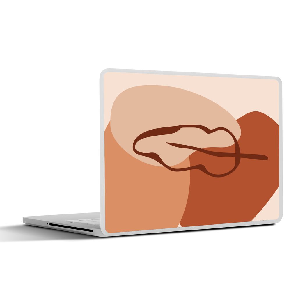 MuchoWow Laptop Aufkleber Sticker Cover Sommer - Blatt - Einfach 31x22.5 cm - Laptop-Deko
