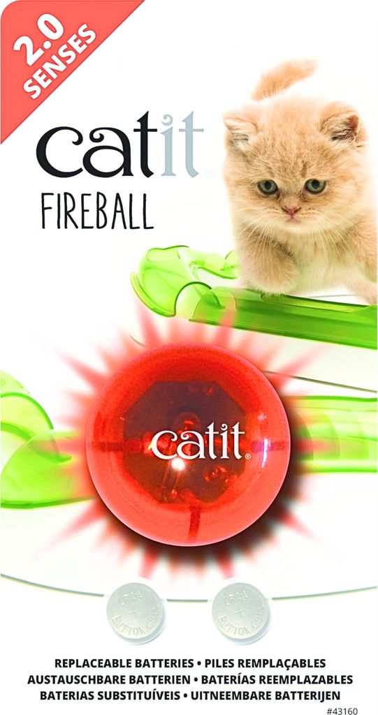 Fireball do torów Catit Senses 2.0 | Piłka świecąca dla Zdjęcie produktu 