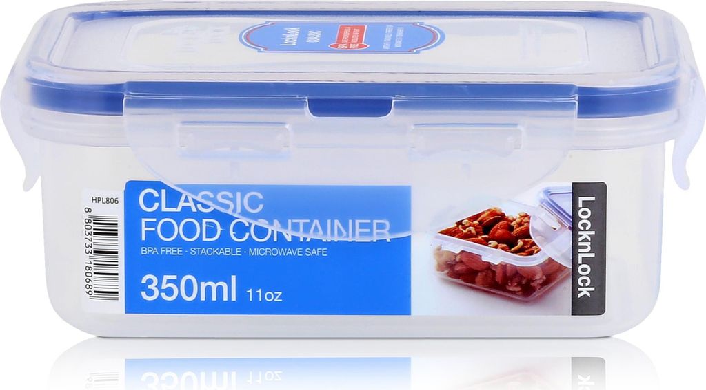 A clear, well-lit studio shot of a LocknLock food container on a white background.