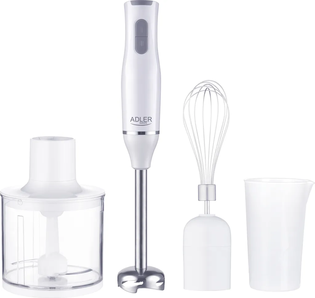 Mixeur Plongeant Inox 800W Adler AD4620 Puissant avec Mode Turbo Rapide
