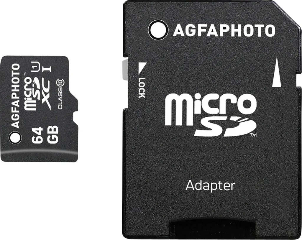 AgfaPhoto microSDXC 64GB UHS-I 646548 - Resistenza per la tua Action Cam