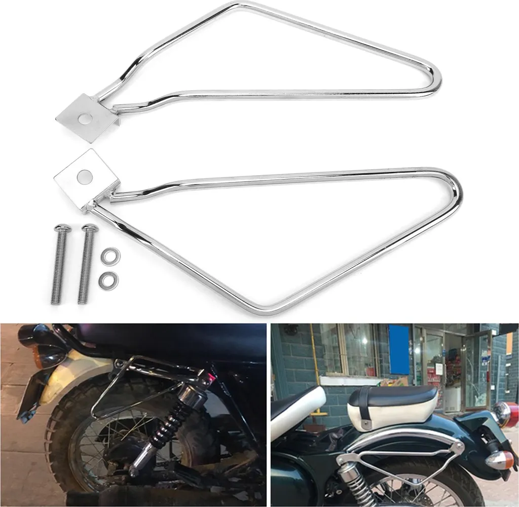 2 Barres de Maintien Moto Acier Chromé - Qualité 883 Iron XL883N
