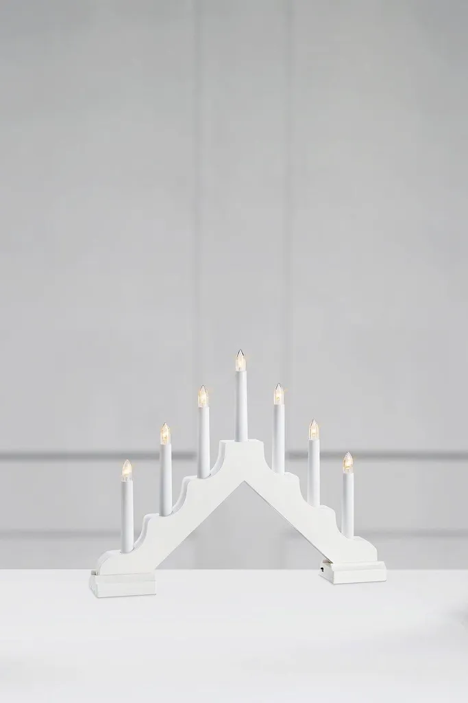 Lampe de table LED blanc 7 sources EVELIN Markslojd basse conso