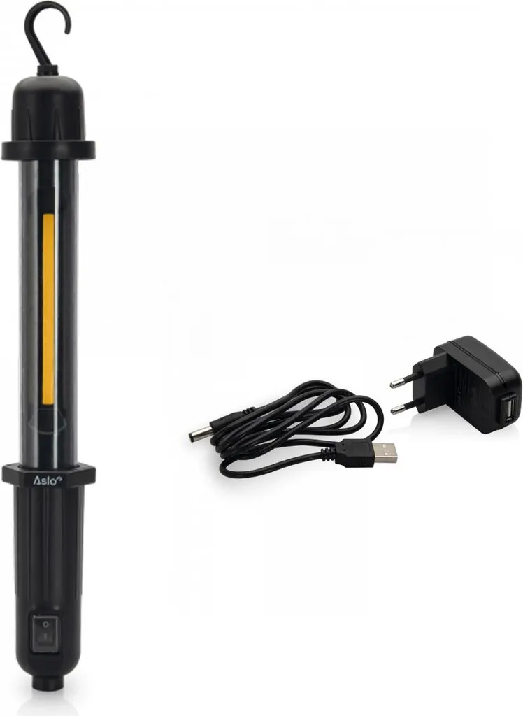 Lampe Baladeuse LED 3W Autonomie 4h Batterie Lithium et Chargeur USB