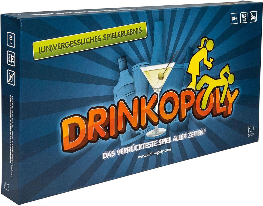 HUTTER TRADE SELECTION, Drinkopoly Partyspiel, Das Produktbild 