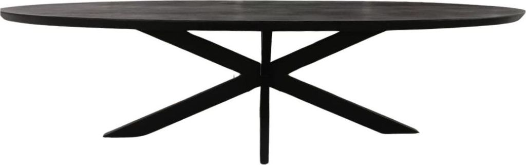 Starfurn - Brandy Black Esstisch - 300 cm - Oval