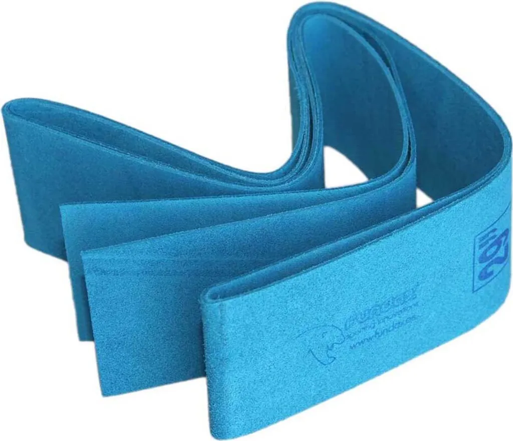 Sangle Cuir Anti-Crevaison Fundax F102x XC Bleu 70mm Haute Résistance