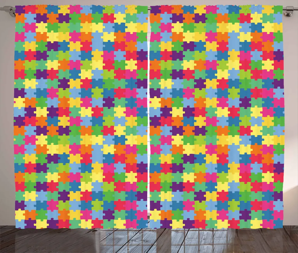 Tenda Rustica ABAKUHAUS Patchwork 280x175 cm per Camera da Letto