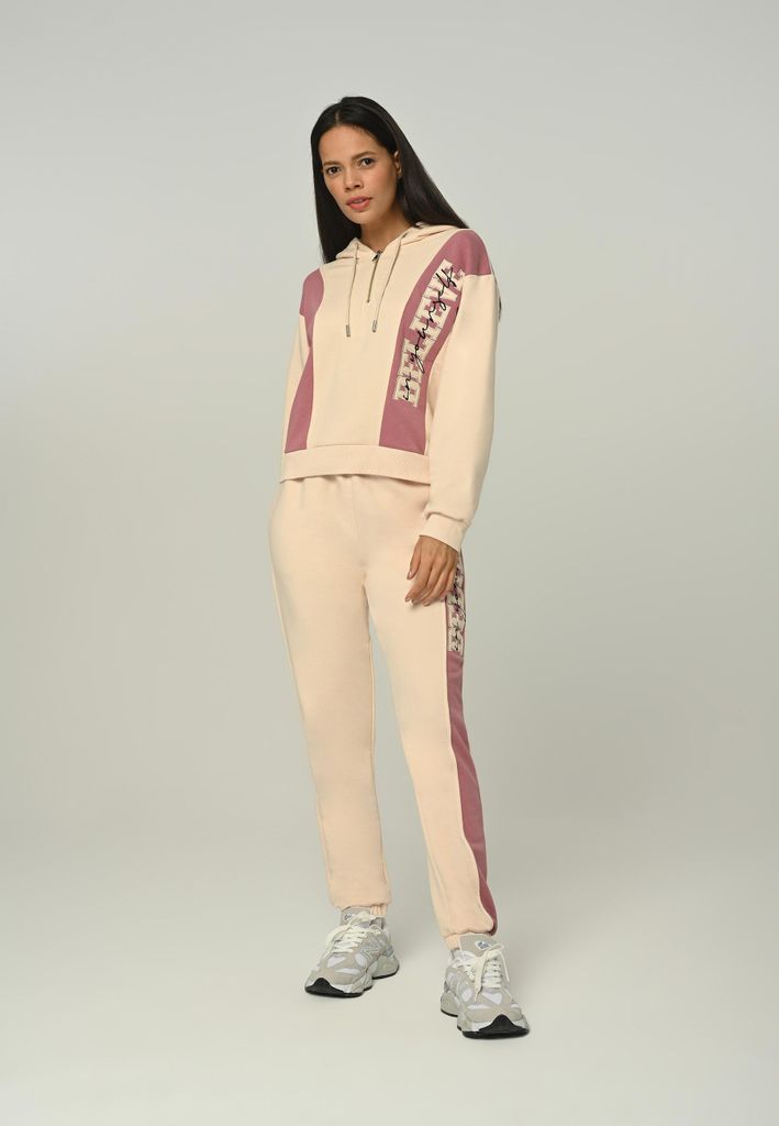 Tom Barron Trainingsanzug Tracksuit With Zipper Top And Emboidery Aplique Design