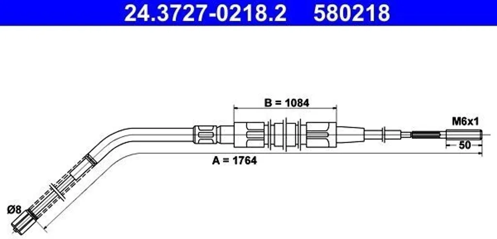 Remplacement Câble Frein Main ATE (34411159048) pour BMW Série 3 E36