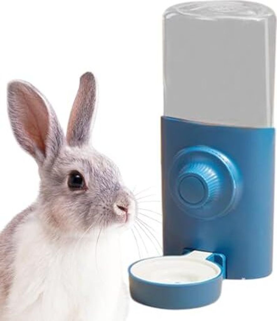 Hangable Bunny Water Flaschenkäfig, automatische Klein-Tier-Feeder, 600 ml Haustier-Trinkbrunnen, leckeres Easy-Mount-Design, perfekte Hasen,