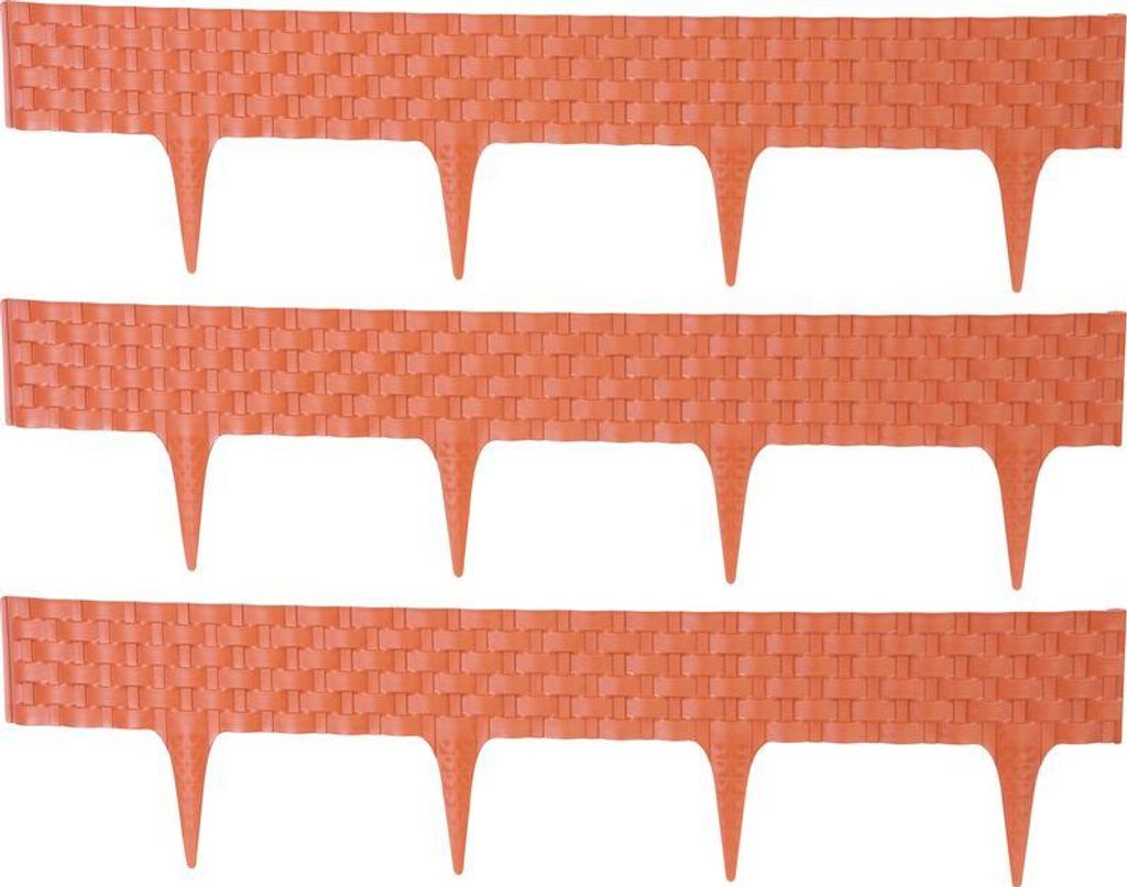 Palisade RattanPalisade L-2,40 m, Terrakotta, Pack. 3 Stk., 820x95/200 mm, UV