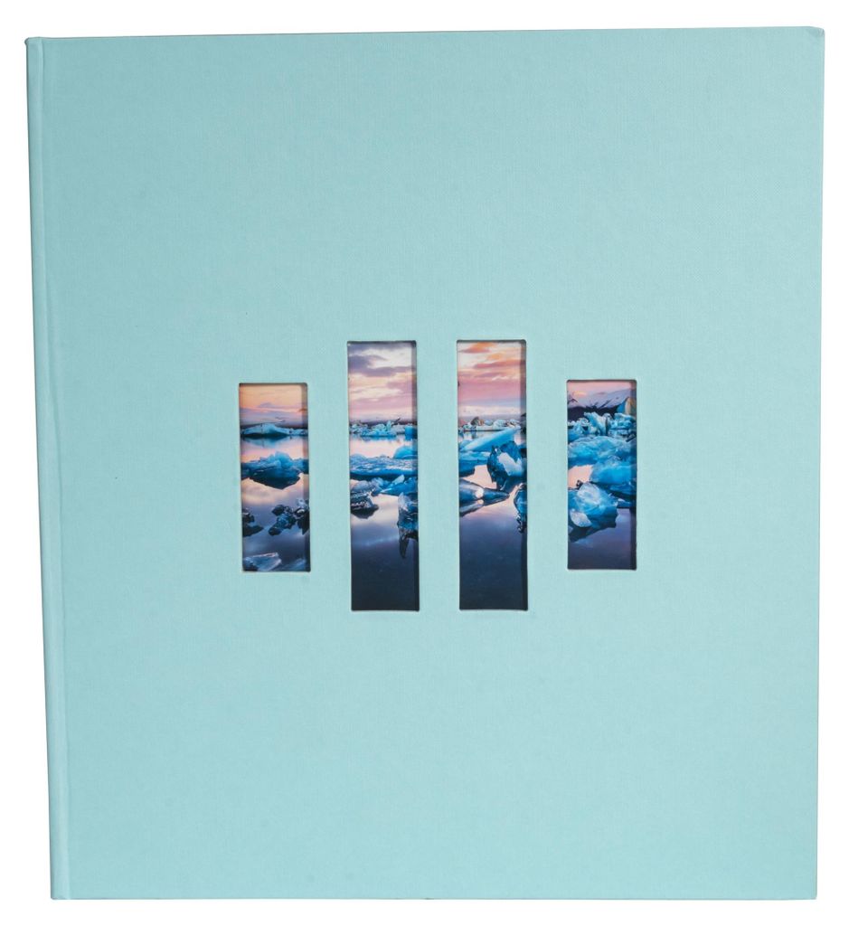 Exacompta Fotoalbum MILANO 29x32 cm, 60 schwarze Seiten - Produktbild 