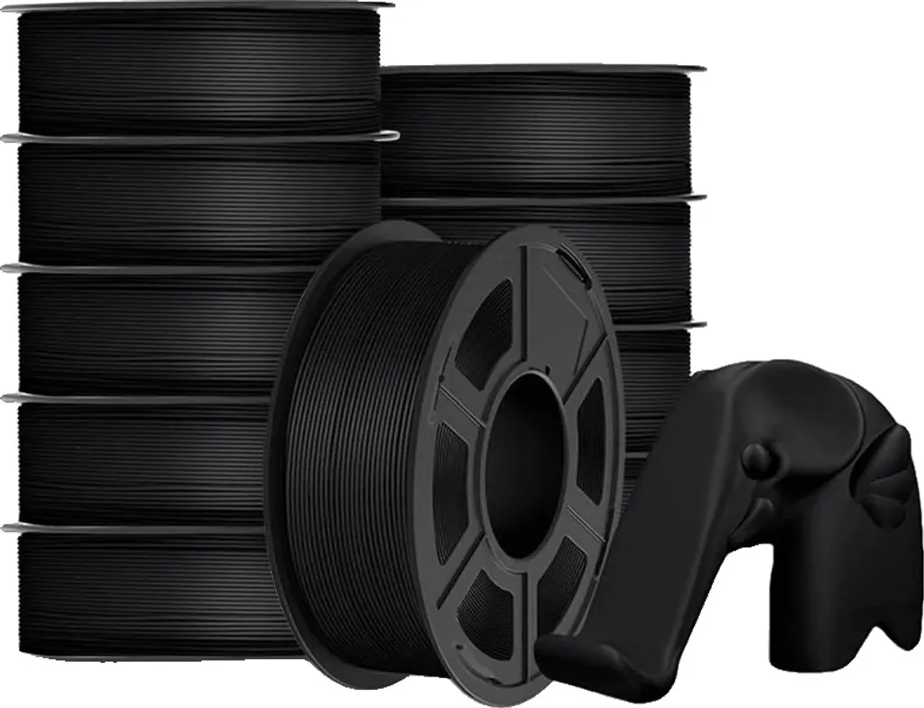 Filament PLA Matte BK 10 Anti-Bouchage, Solution Haute Ténacité pour Impression 3D Réussie