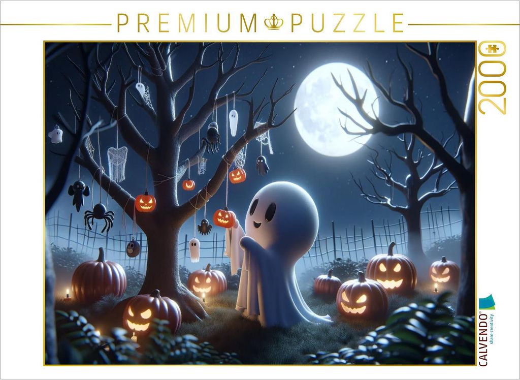 CALVENDO Puzzle Das kleine Gespenst schmückt den Produktbild 