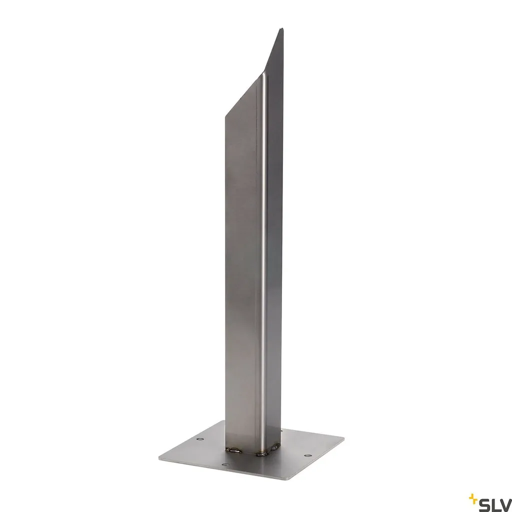 Socle de Montage 500 mm Inox pour Borne d'Éclairage de Jardin SLV