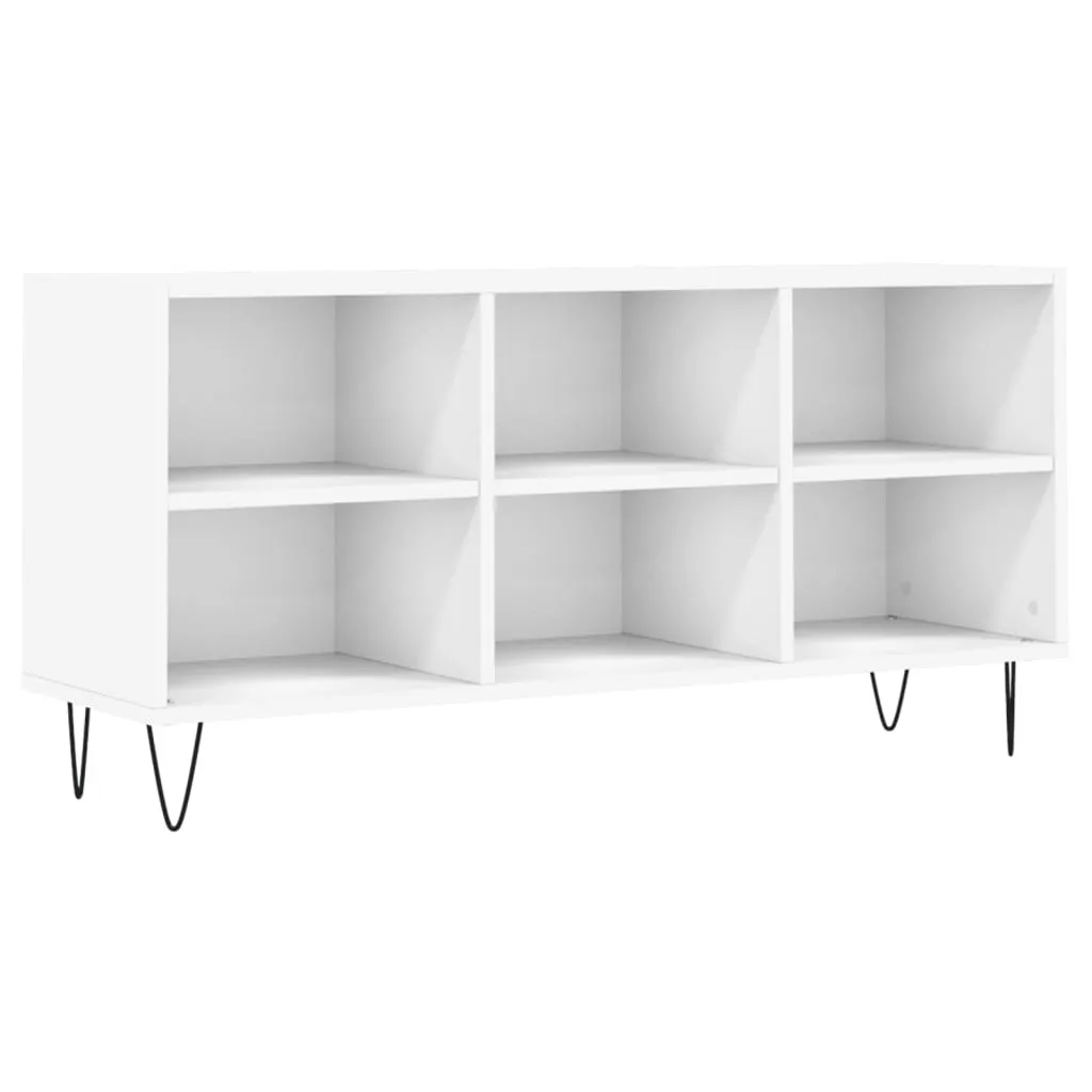 Mobile TV Bianco SYFAX™ 103,5cm | Legno Multistrato Alta Resistenza