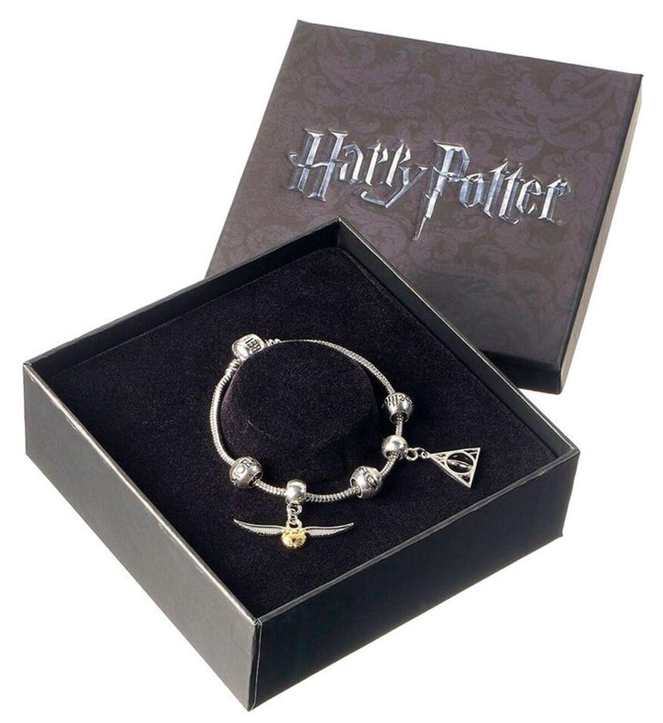 Harry Potter Deathly Hallows Snitch 3 Spellbeads silver Obrázok produktu 