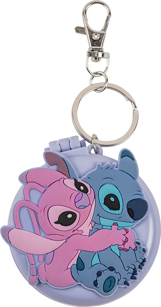 Brelok z lusterkiem i szczotką Peers Hardy - Disney Stitch & Angel