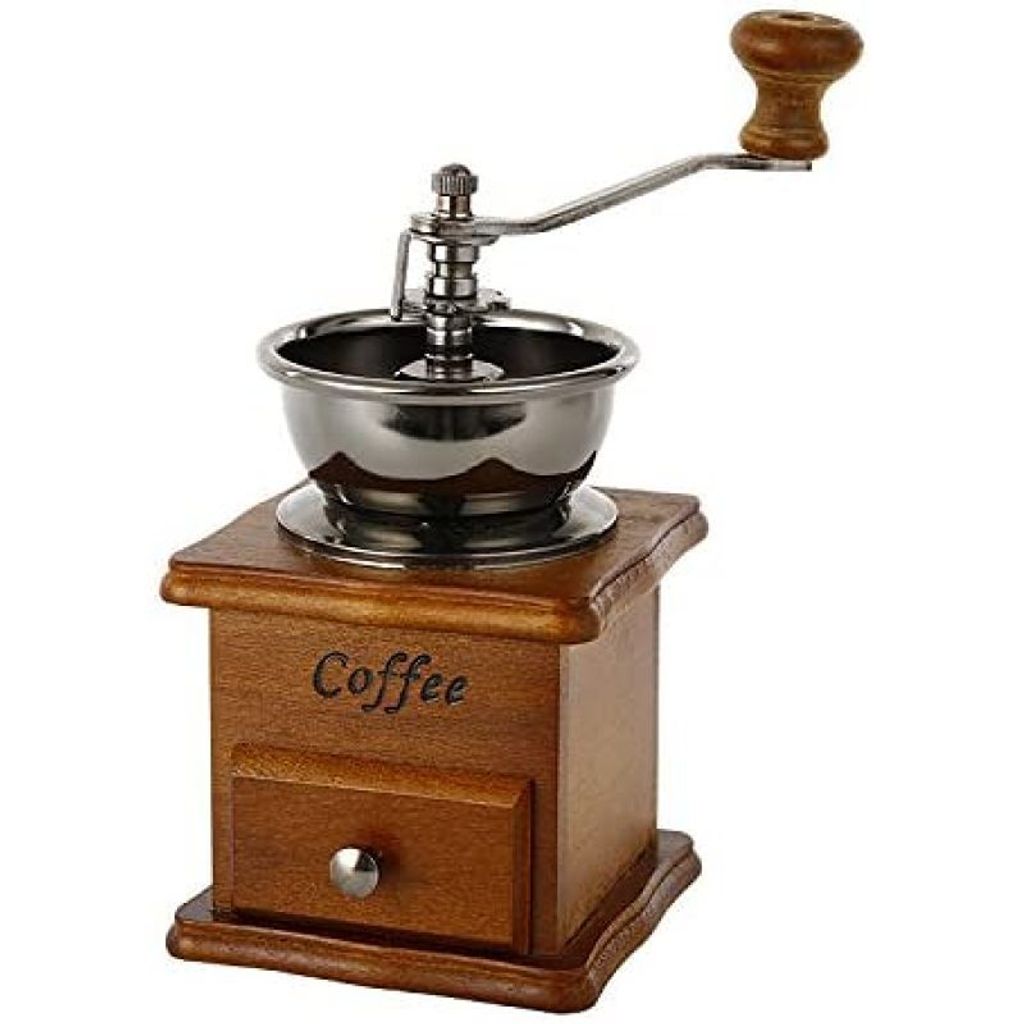 Nostalgische Kaffeemühle Kaffee-Mühle mit hochwertigem Keramik-Kegelmahlwerk 