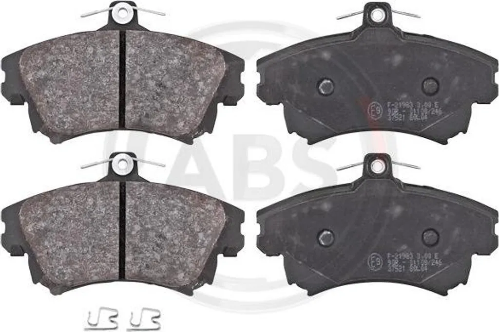 Plaquettes de frein A.B.S. 37521 pour Colt et Forfour - OEM 4605A658