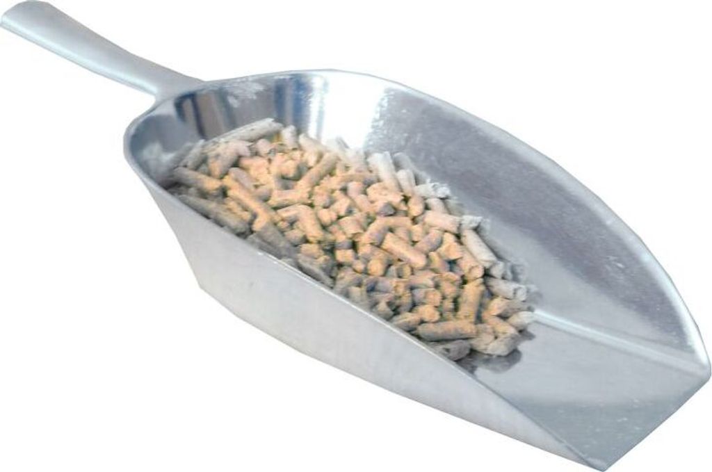 Pelletsschaufel Schaufel- Aluminium poliert
