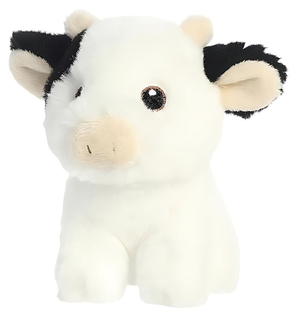 Aurora, 35072, Eco Nation Mini Kuh, 13cm, Plüsch, Schwarz & Produktbild 