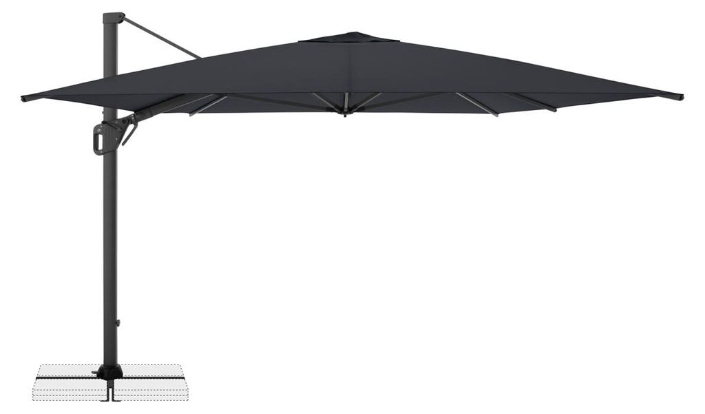 Ampelschirm Grossschirm Doppler Life 300 x 400 cm anthrazit Produktbild 