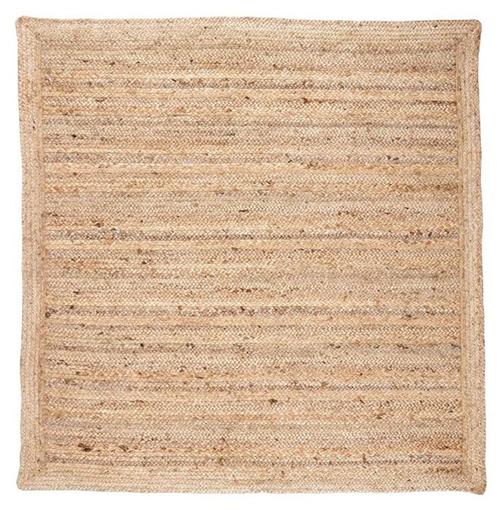 Jute Teppich Quadrat - Fair Natur Produktbild 