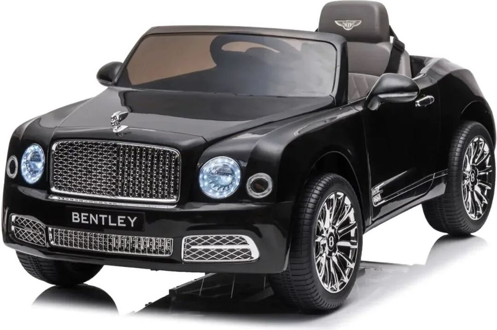 Bentley Mulsanne Kinder Elektroauto 12V (3–6 Jahre) – Offiziell Lizenziert, mit EVA-Reifen, Ledersitz & Bluetooth – Kinder Elektrofahrzeug ...