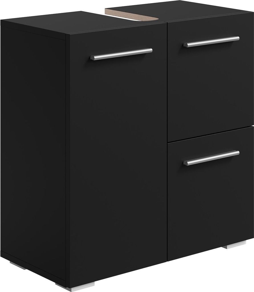 Mobili da bagno Mars 60 x 30 x 60cm Nero opaco - armadio Immagine del prodotto 
