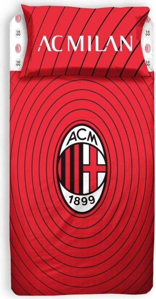 ACMilan 1,5 Quadrat Bettlaken-Set