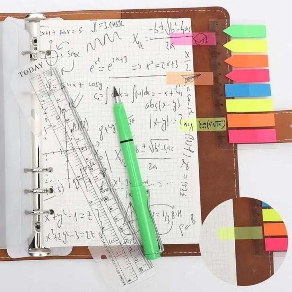 Cahier A5 avec couverture en cuir synthétique pour notes et organisation