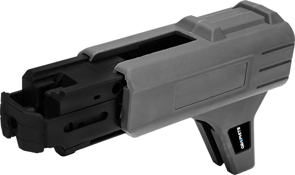 GRAPHITE Schrauberadapter für Bandverschraubung - Einstellbare Tiefe, Serienverschraubung, für Gipskartonplatten & Trockenbauarbeiten, kompatibel...