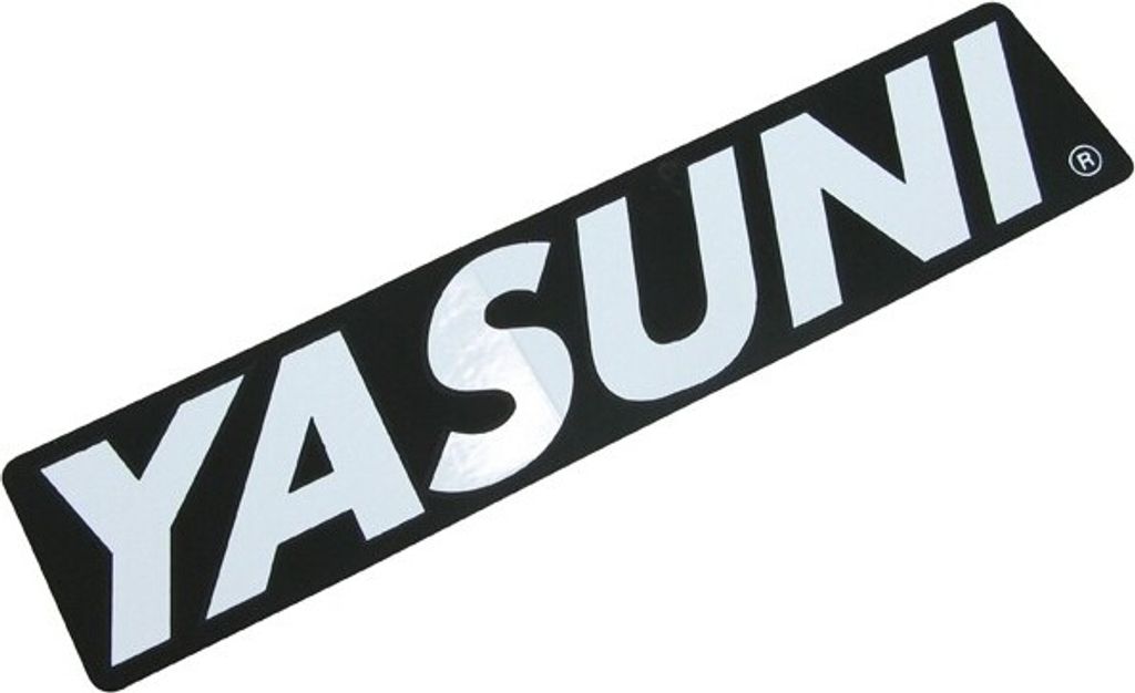 Aufkleber Yasuni, Endschalldämpfer, 170x38mm Produktbild 