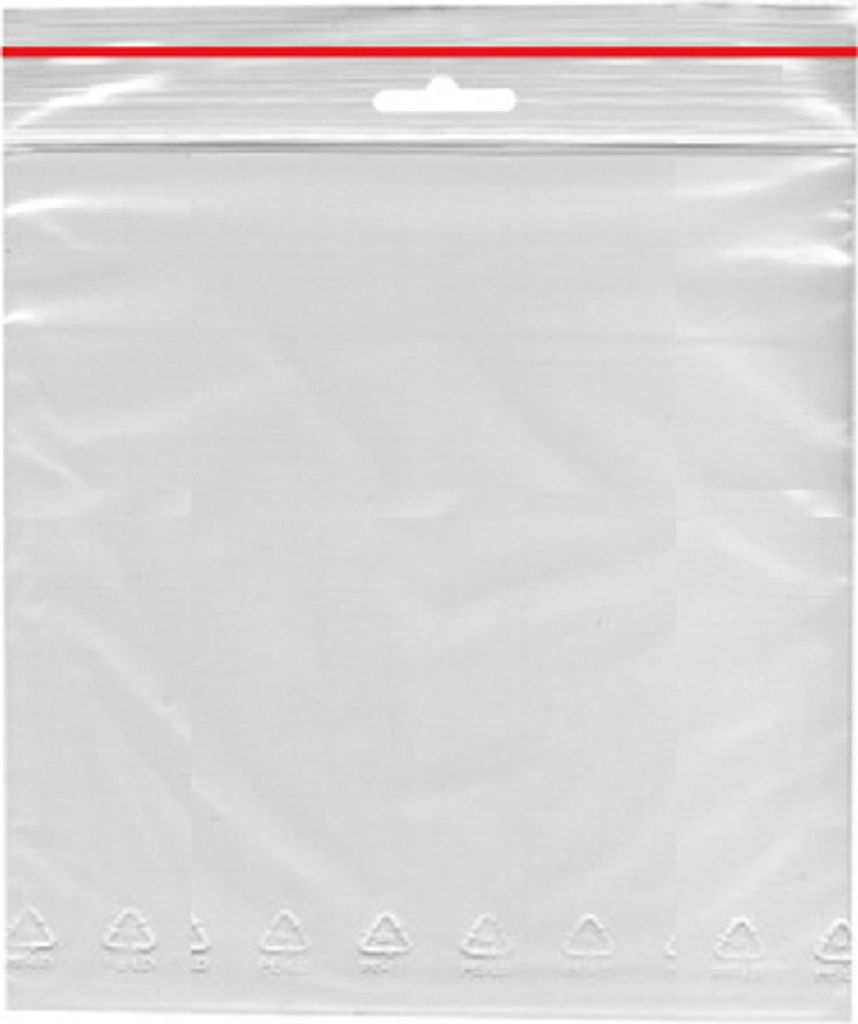 1000 Schnellverschlussbeutel LDPE 100 x 120 mm transparent mit Eurolochung
