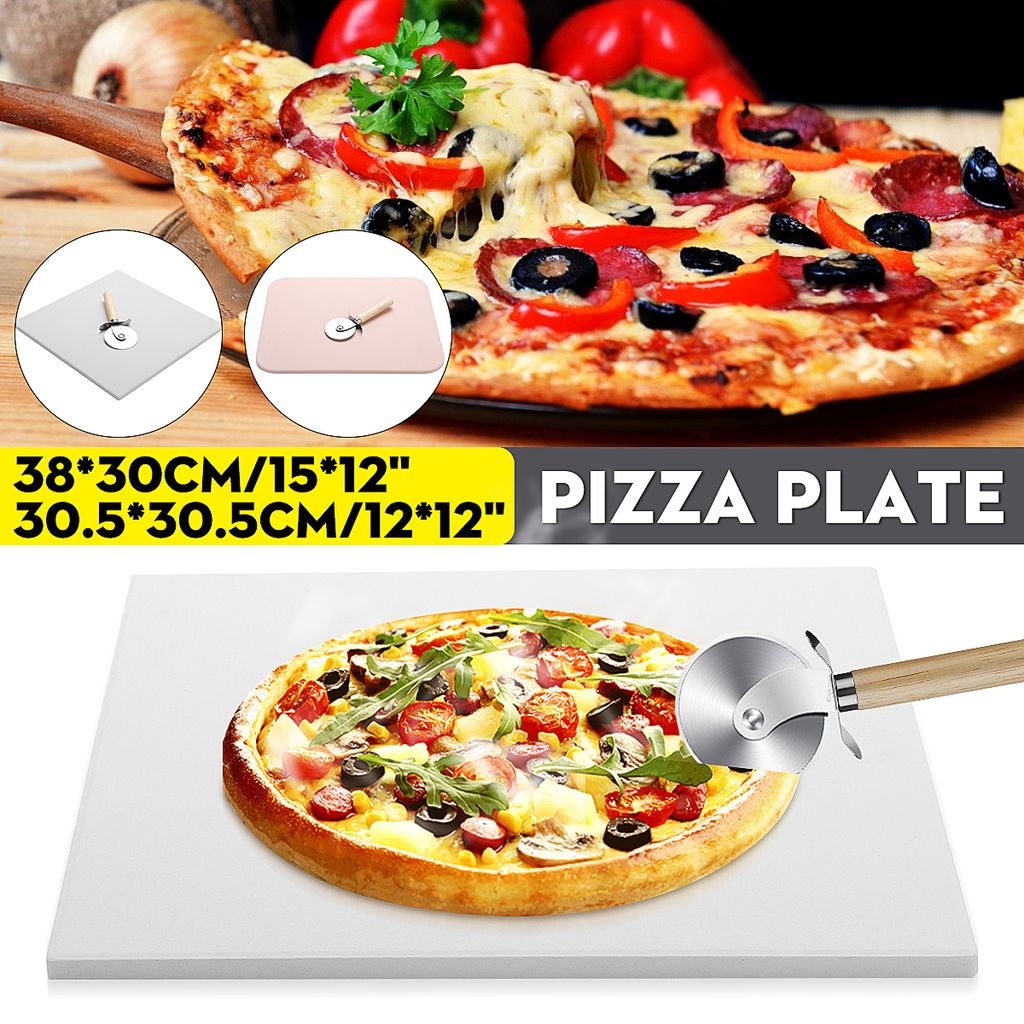 Pizza Set Pizzastein Pizzaschieber Pizzaschaufel Steinplatte Pizzaheber Backofen 