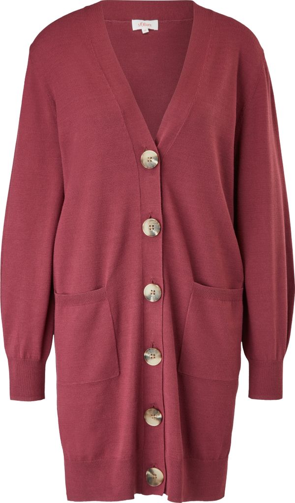 S. Oliver Jacke langarm Bordeaux 36