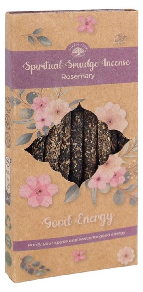 Something Different - "Good Energy Spiritual" Klecks Räucherstäbchen, Rosmarin (96er-Pack) SD10966 (Einheitsgröße) (Braun/Holz)