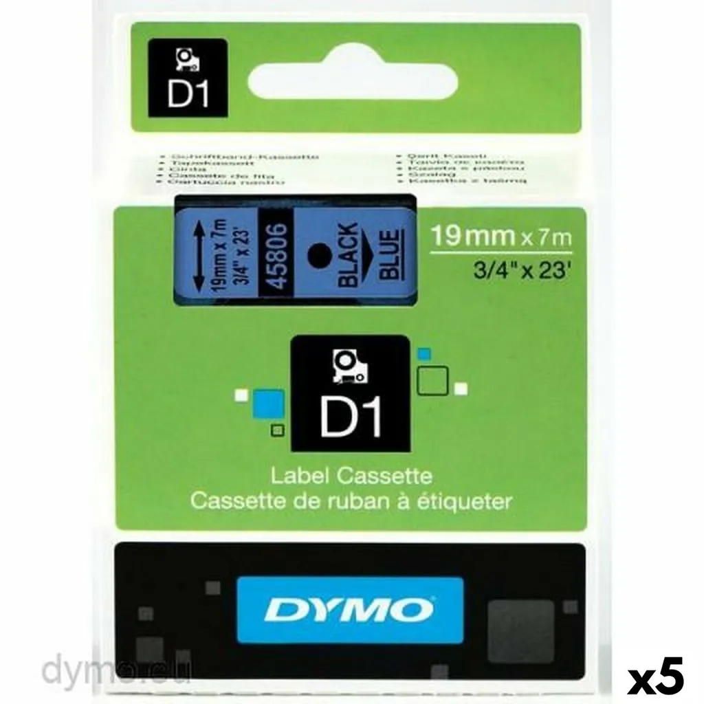 Identifiez tout avec le ruban Dymo D1 19mm polyester adhésif anti-trace