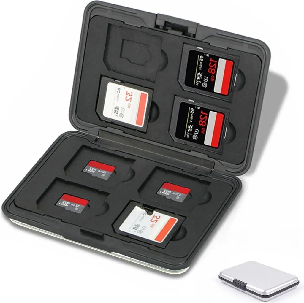 Organisateur de Cartes Mémoire Jaimela pour Photographie et Vidéo Pro