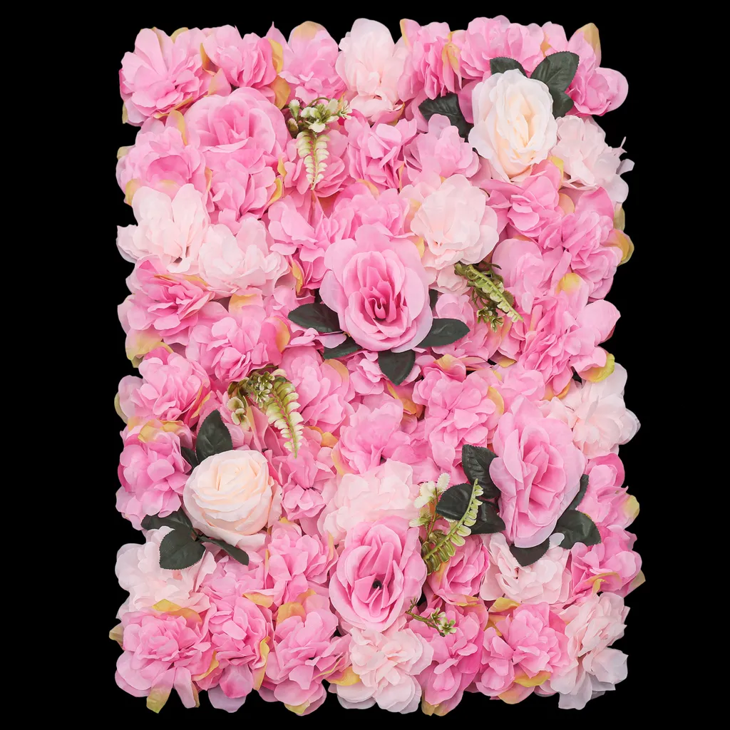 Panneau de fleurs artificielles mural 12pcs pour décoration mariage