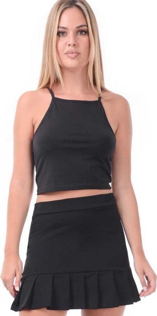Outer Vision Kurzer Rock Damen Skirt Candela schwarz L