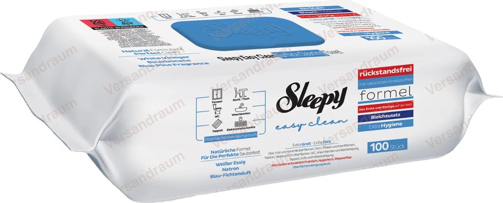 Sleepy Easy Clean Oberflächenreinigungstücher 3xBlau/3xGelb Produktbild 2