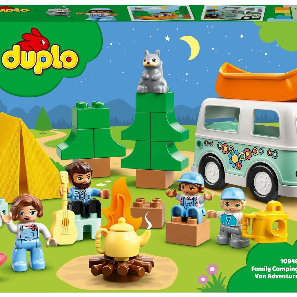 LEGO 10946 DUPLO Avventura in famiglia con camper, auto Immagine del prodotto 
